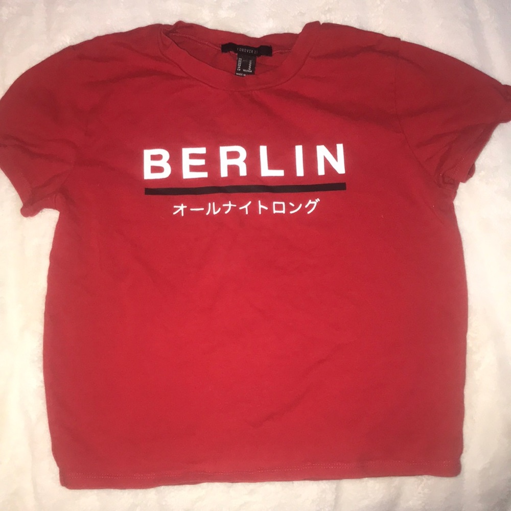 Berlin cropped shirt⚡️⚡️
